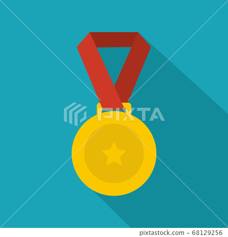 Medal icon vector flat Medal icon vector flat 68129256