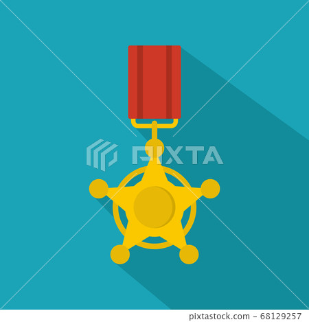 Medal icon vector flat Medal icon vector flat 68129257