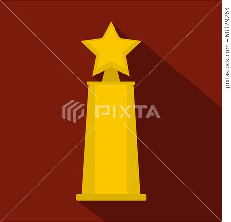Star award icon vector flat 68129263