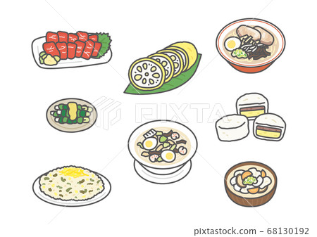 各種熊本美食和當地美食 各種熊本美食和當地美食 68130192