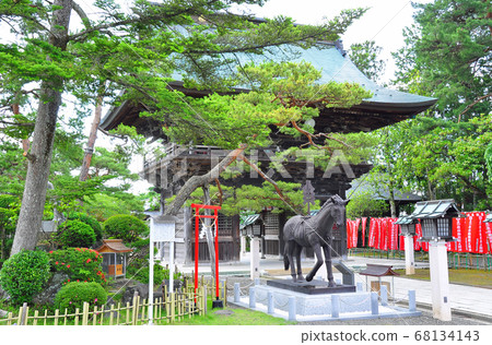竹駒神社岡上馬雕像 68134143