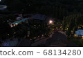 Aero video shooting, Italian country restaurant 68134280