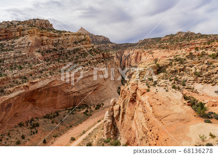 Beautiful landscape along the Cassidy Arch Trail 68136278