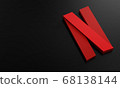 Netflix Logo Minimal Simple Design Template. Copy 68138144