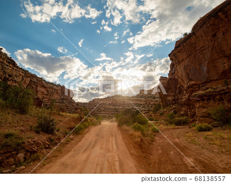 Beautiful landsacpe along the Capitol Gorge Road 68138557