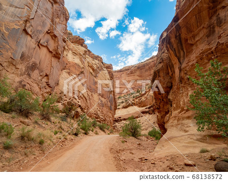 Beautiful landsacpe along the Capitol Gorge Road 68138572