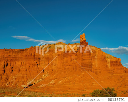Sunny view of the Chimney Rock Sunny view of the Chimney Rock 68138791