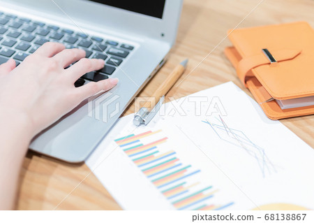 Business image female hand Business image female hand 68138867