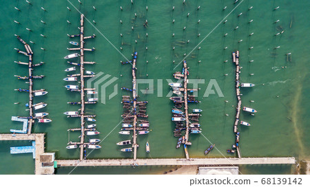 High angle of tourist pier 68139142