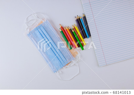 School supplies education back to school pandemic 68141013