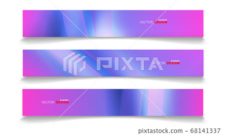 Vector banners arranged for your design, Abstract Vector banners arranged for your design, Abstract 68141337