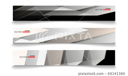 set banner abstract background . vector editable 68141360