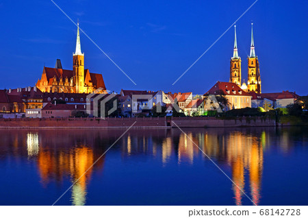 Tumski Island in Wroclaw Tumski Island in Wroclaw 68142728