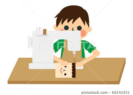 A man doing housework 68142831