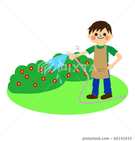 A man doing housework 68142833