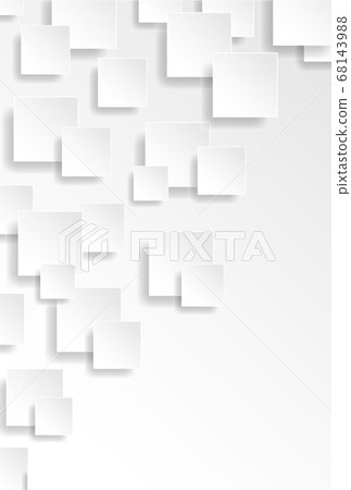 三維幾何方形背景 68143988