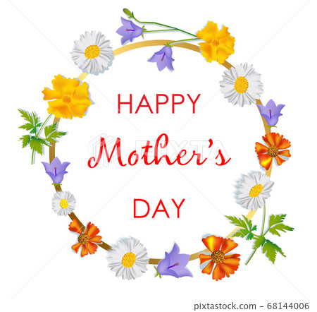 Background with realistic vector colors for Mathers Day. Template for banners, flyers, invitations, voucher, discounts, posters, brochures Background with realistic vector colors for Mathers Day. Template for banners, flyers, invitations, voucher, discounts, posters, brochures 68144006