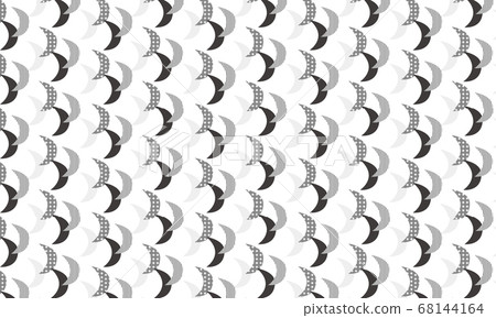 Scandinavian pattern "monotone moon pattern" Scandinavian pattern "monotone moon pattern" 68144164