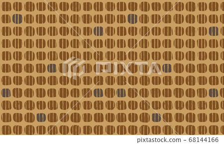 Scandinavian pattern "Brown coffee bean pattern" Scandinavian pattern "Brown coffee bean pattern" 68144166
