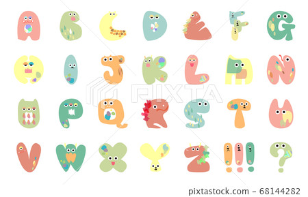 Alphabet monsters 68144282