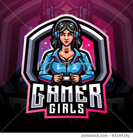 Esports Gaming Logo, Assassin Woman Stock Illustration - Illustration of  character, badge: 174118621