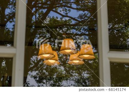 Scenery reflected in the distortion glass, Sanritsuka Gourry Ranch Memorial Hall Scenery reflected in the distortion glass, Sanritsuka Gourry Ranch Memorial Hall 68145174