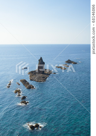 夏天在積丹鎮上的卡米海角 夏天在積丹鎮上的卡米海角 68146866