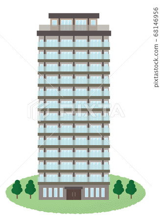 高層公寓的矢量圖 高層公寓的矢量圖 68146956