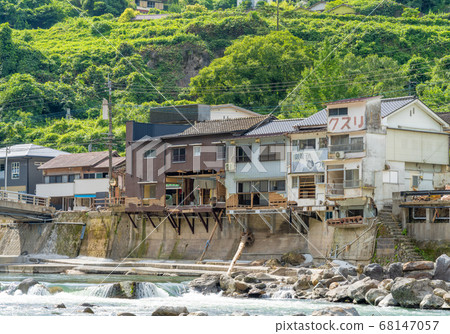 Amagase Onsen after heavy rains in July, Reiwa, Amase, Hita City, Oita Prefecture Amagase Onsen after heavy rains in July, Reiwa, Amase, Hita City, Oita Prefecture 68147057