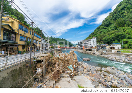 Amagase Onsen after heavy rains in July, Reiwa, Amase, Hita City, Oita Prefecture Amagase Onsen after heavy rains in July, Reiwa, Amase, Hita City, Oita Prefecture 68147067