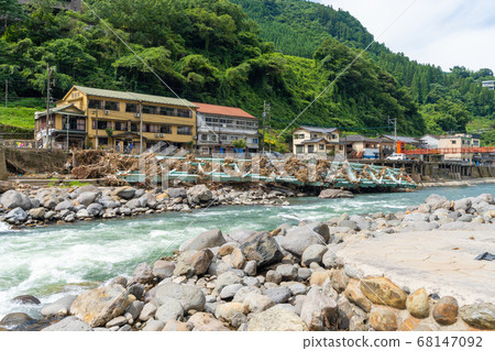 Amagase Onsen after heavy rains in July, Reiwa, Amase, Hita City, Oita Prefecture 68147092