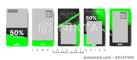 Trendy editable template for social networks Trendy editable template for social networks 68147408