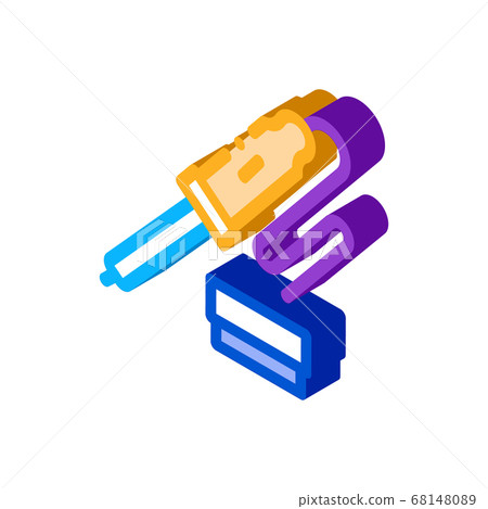 iron solder tool isometric icon vector illustration 68148089