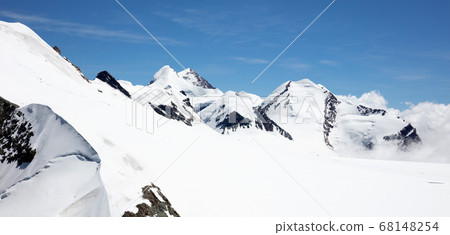 Amazing panorama from matterhorn glacier paradise Amazing panorama from matterhorn glacier paradise 68148254