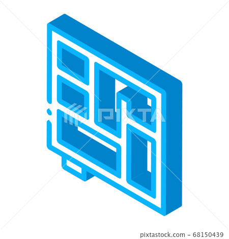 foundation plan isometric icon vector illustration foundation plan isometric icon vector illustration 68150439