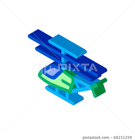 drone helicopter isometric icon vector illustration drone helicopter isometric icon vector illustration 68151259