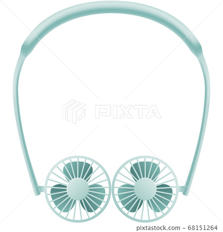 Double fan (neck fan) green Double fan (neck fan) green 68151264
