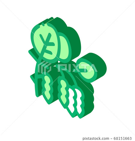 soy beans plant isometric icon vector illustration soy beans plant isometric icon vector illustration 68151663
