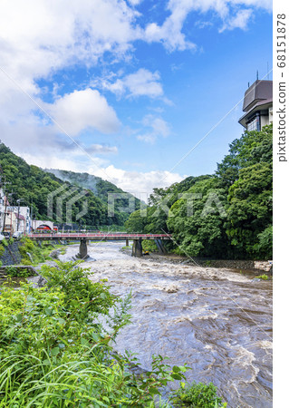 [Kanagawa] Hakone cityscape with rich nature 68151878