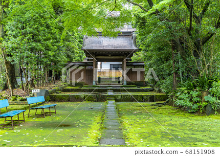 [Kanagawa] The main gate of Sounji Temple, which is rich in greenery 68151908