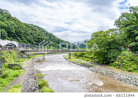 [Kanagawa] Hakone Yumoto Cityscape and Yumoto Ohashi 68151944