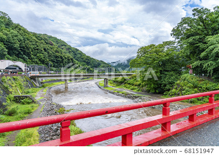 [Kanagawa] Hakone Yumoto Yumoto Ohashi and Hydrangea Bridge 68151947