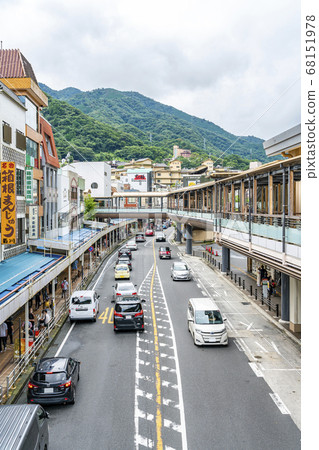 [Kanagawa] Cityscape around Hakone Yumoto Station 68151978