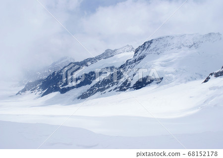 Jungfrau, Switzerland snow scene 68152178