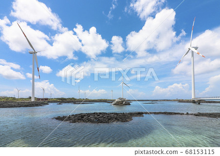Jeju Sinchang-ri Windmill Beach 68153115