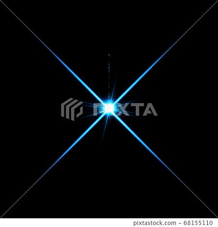 Blue warm color bright lens flare flashes leak for transitions on black background Blue warm color bright lens flare flashes leak for transitions on black background 68155110