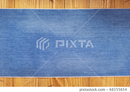 jeans texture on old wooden background jeans texture on old wooden background 68155654