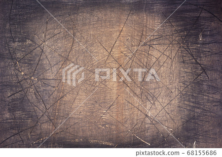 scratched wooden board background texture 68155686