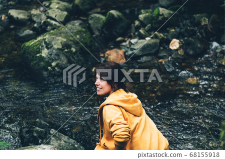 Aber Falls or in Welsh Rhaeadr Fawr 68155918