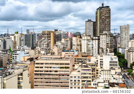 Downtown San Paolo skyline in Brazil 68156102